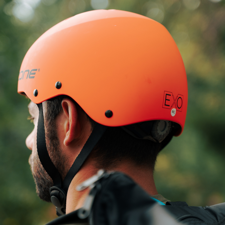 OZONE Kitesurf Helmet EXO Size Medium/Large (Orange) - IN STOCK